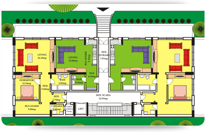 Plan Parter Block Dreptatii